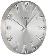 Bulova C4846 Director Wall Clock, Satin Pewter Finish image 0